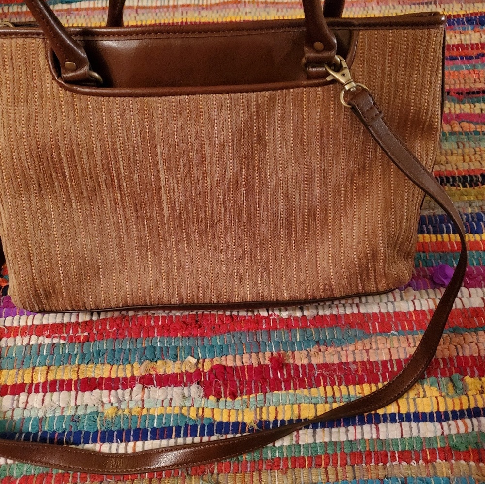 Relic Purse Vegan Leather&Beautiful Cloth Purse - Picture 7 of 8